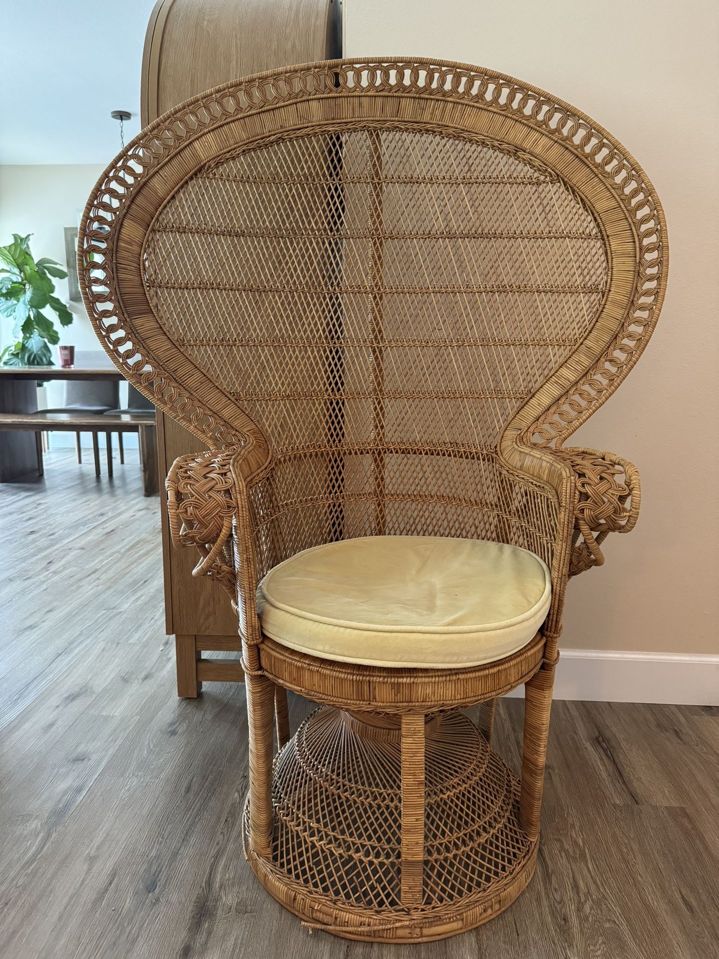 Vintage Peacock Chair