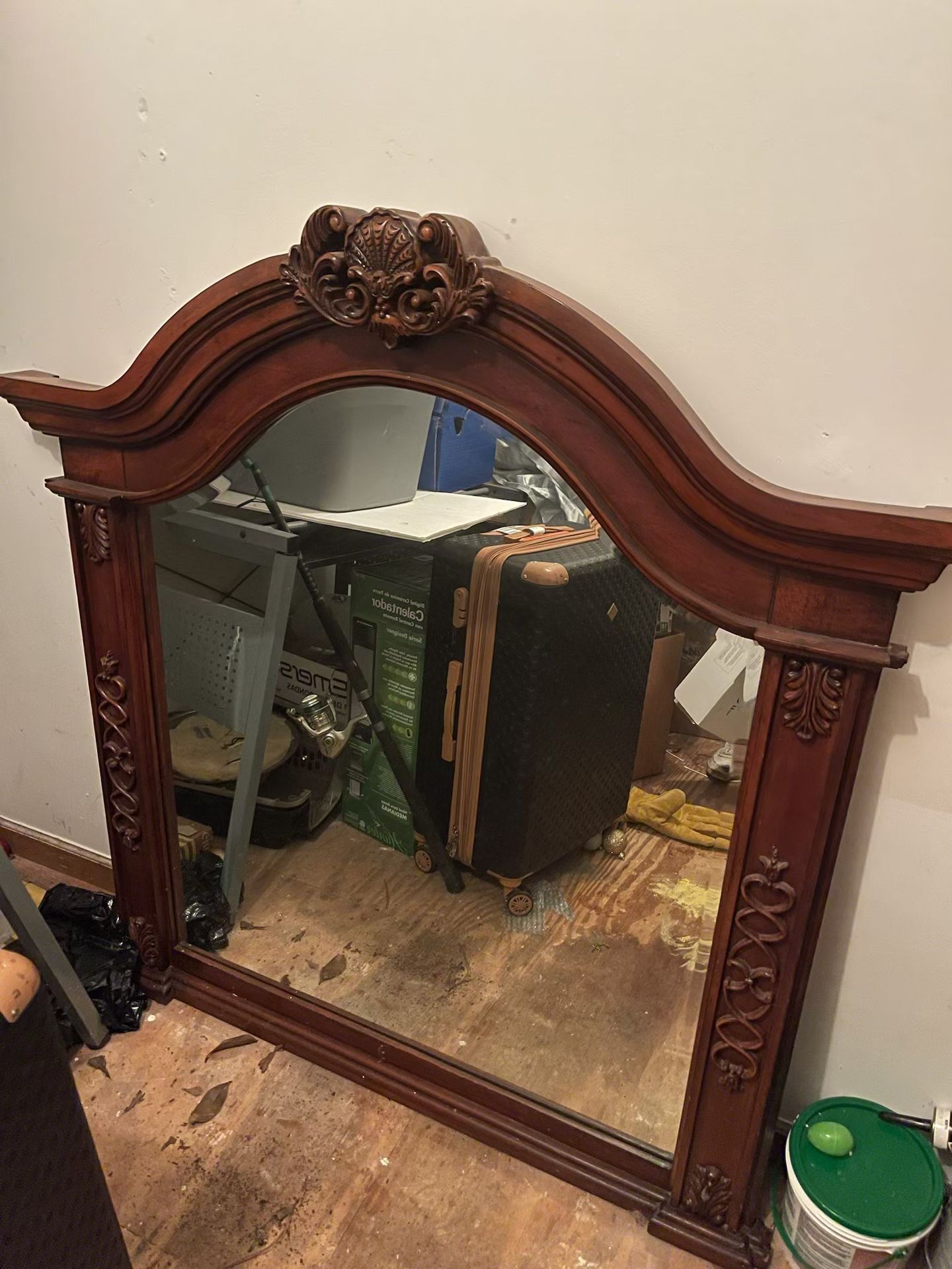 Mirror And Bed Frame