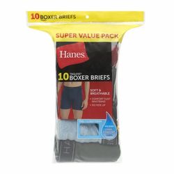 Hanes Tagless Boxer Briefs 10-Pack