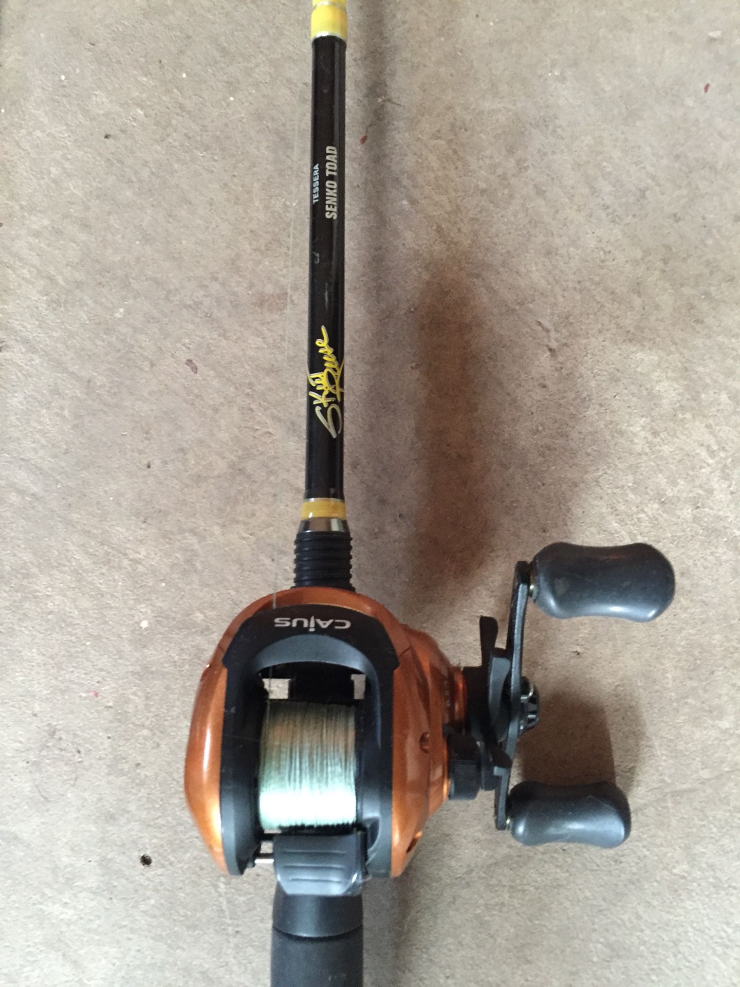 Shimano Caius reel with Skeet Reese Senko Toad rod for Sale in Acampo, CA -  OfferUp