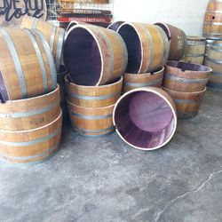 Half Wine Barrels 