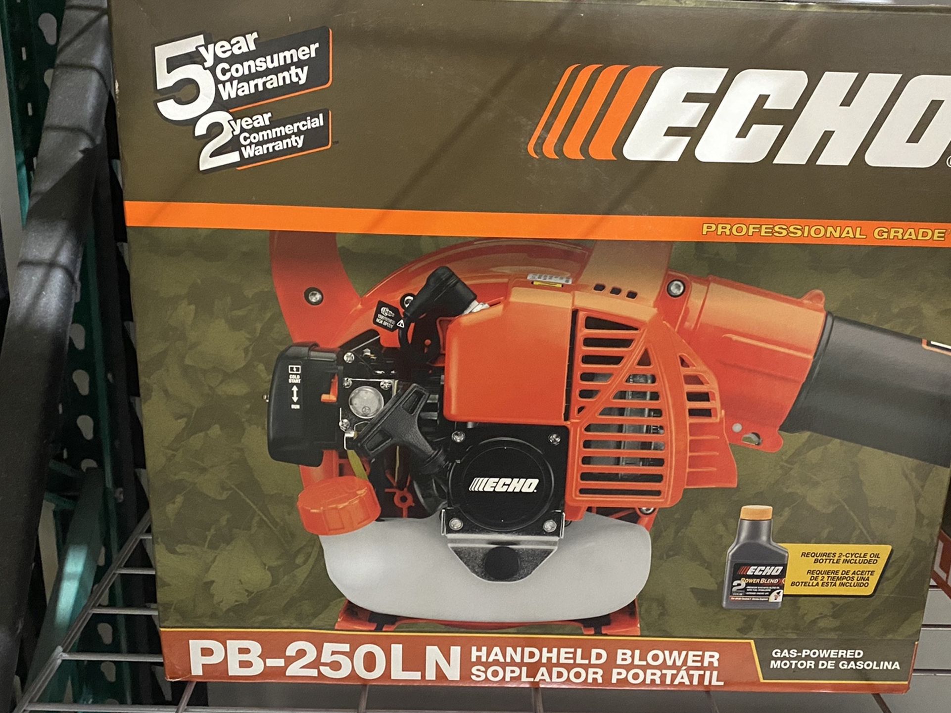 Brand New Echo Pb-250LN Gas Powered Hand Held Leaf Blower