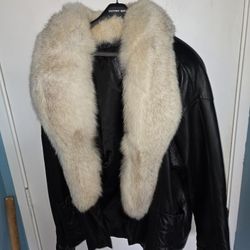Womans Leather Coat