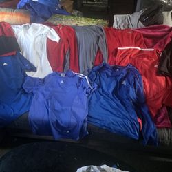 Adidas TechFit Compression Shirts And Shorts 