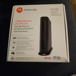 Motorola Cable Modem Plus Router