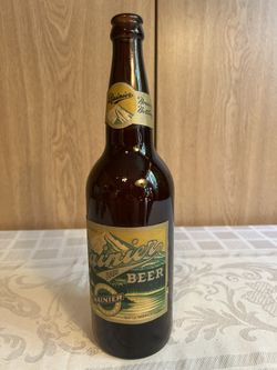1978 Rainier Beer, 100 Year Anniversary Large Bottle Empty