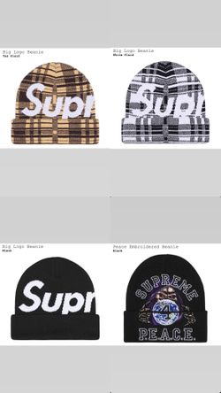 Supreme Beanie & Balaclava FW23” Peace, Big Logo, Slant Beanie, S