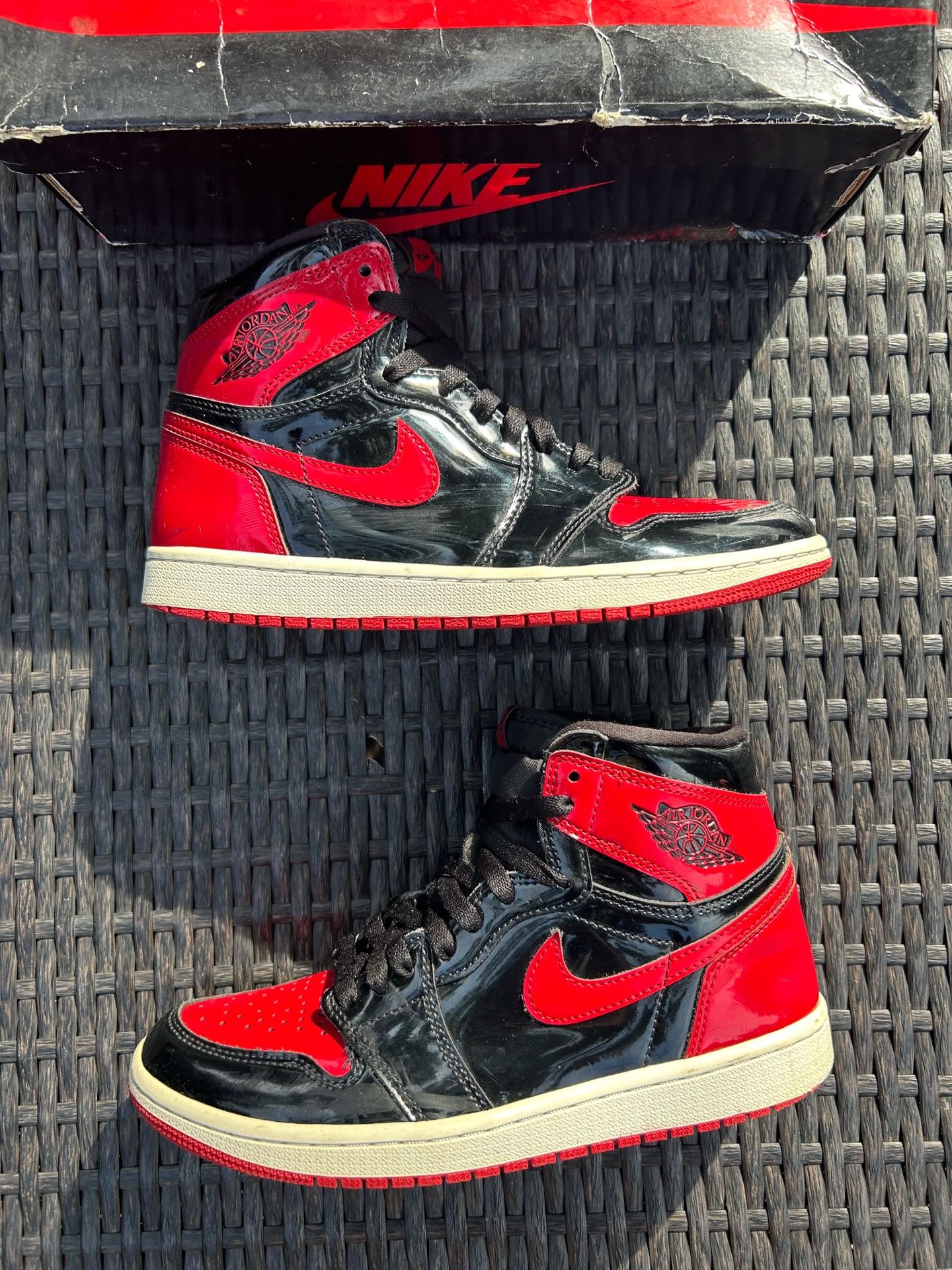 Jordan 1 High Retro 'Patent Bred'