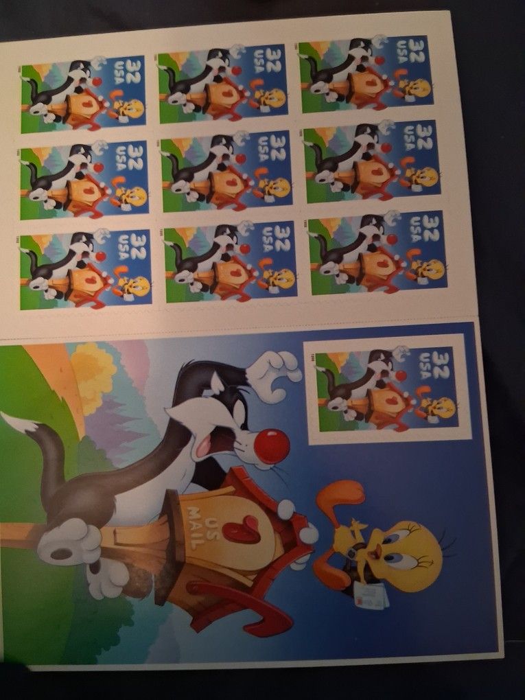 Looney Tunes Postage Stamps