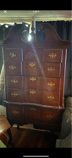 TALL AND HEAVY VINTAGE DRESSER