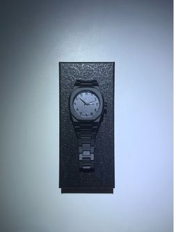 Black luxury watch