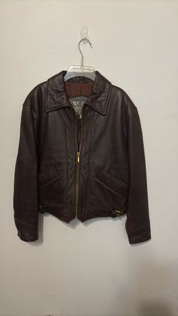 Brown Bomber Jacket (waist Length)