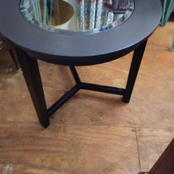 End Table With Glass Top