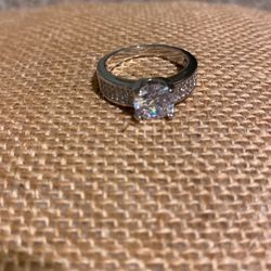 CZ Wedding Ring Size 8