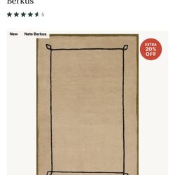 New Modern Rug 7’ 6” x 9’ 6”