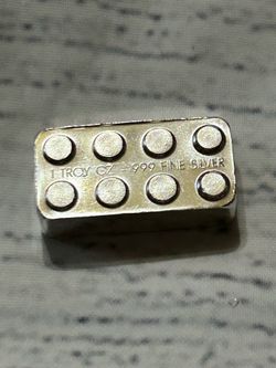 Monarch Precious Metals 1 Oz .999 Silver Lego Brick Stacker