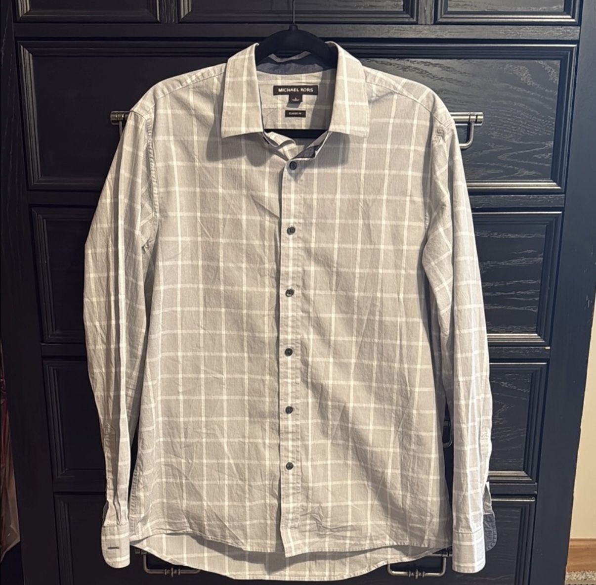 Michael Kors Gray Casual Button Down Shirt (Brand New Never Worn)