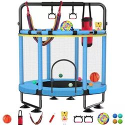 Trampoline for Kids, Toddlers. Indoor Outdoor  with Net, Adjustable BRAND NEW