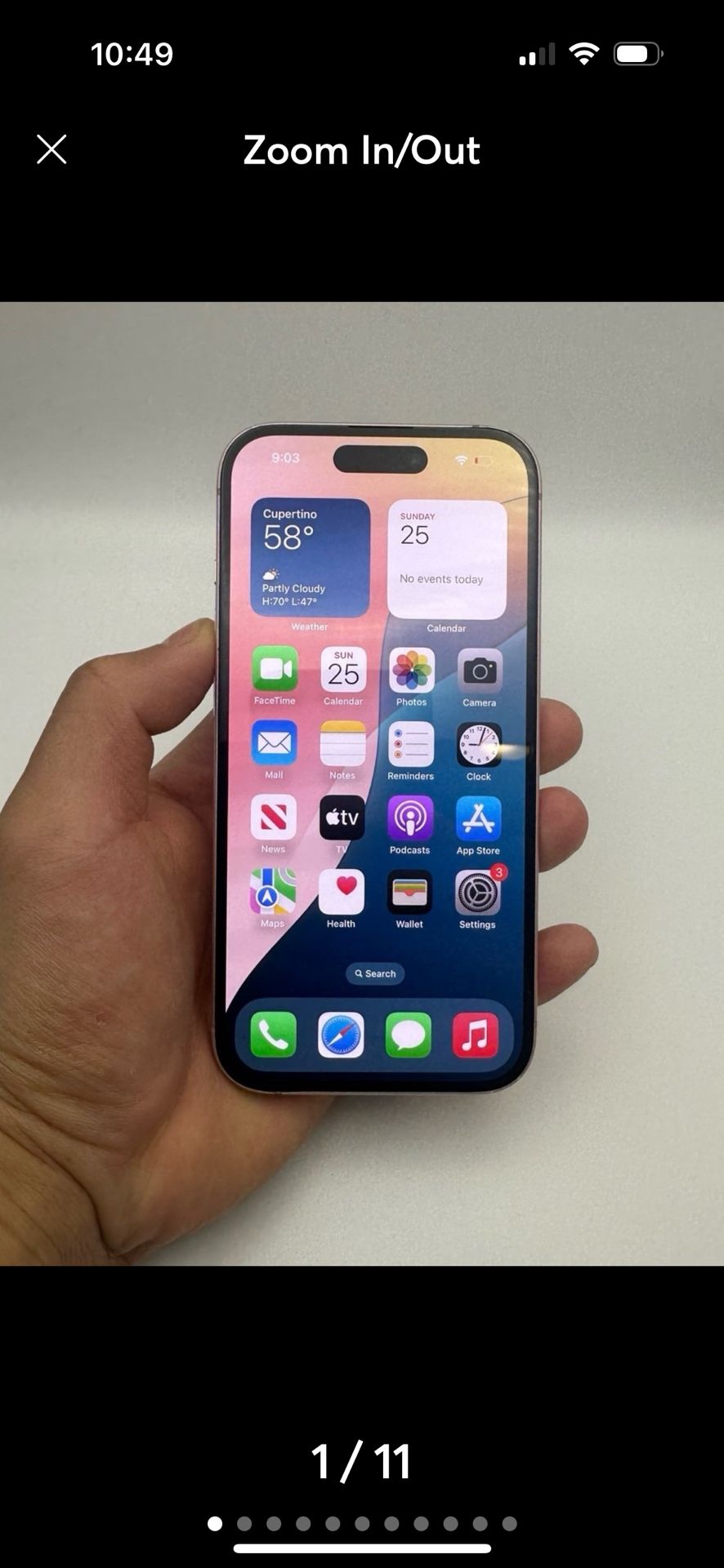 iPhone 15 Pink 126 Gb T-Mobile
