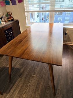 Seno 71" Dining Table - Walnut