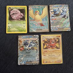 Pokemon Cards Lot of 5 Holo Cards 