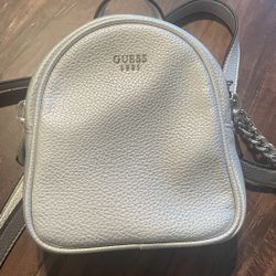Guess Silver  Purse New