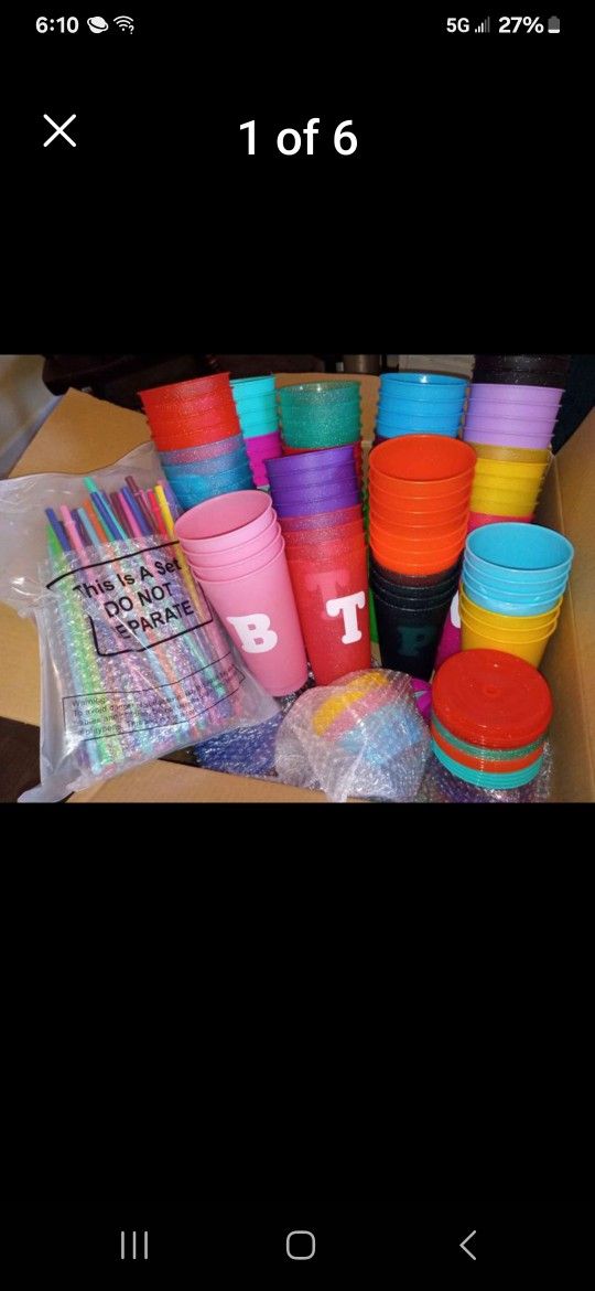 Honey dak Plastic cups