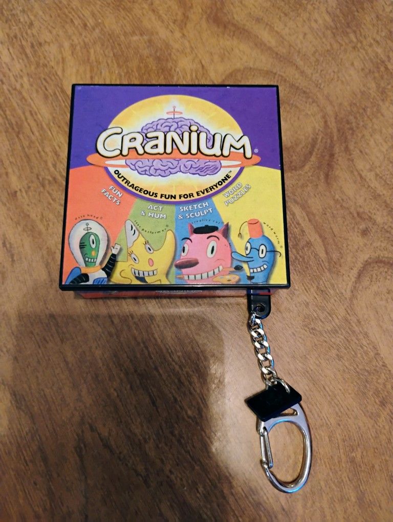 Vintage 2005 cranium keychain complete working set board game