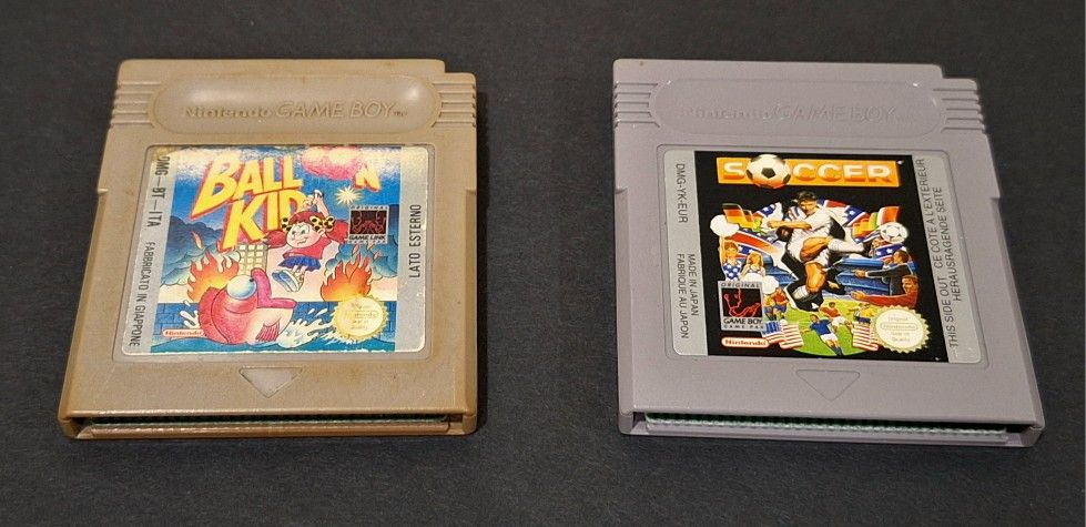 NINTENDO GAMEBOY GAMES - BALLOON KID & SOCCER