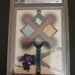 Sammy Sosa Beckett Graded Card