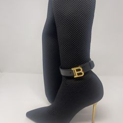 Balmain Thigh High Boots 