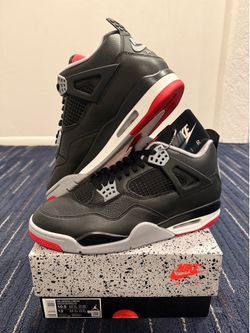 Jordan Retro 4 Bred Reimagined Size 10.5