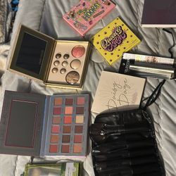 Makeup Eye Pallets And Brushes 