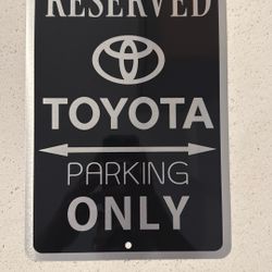 Metal sign