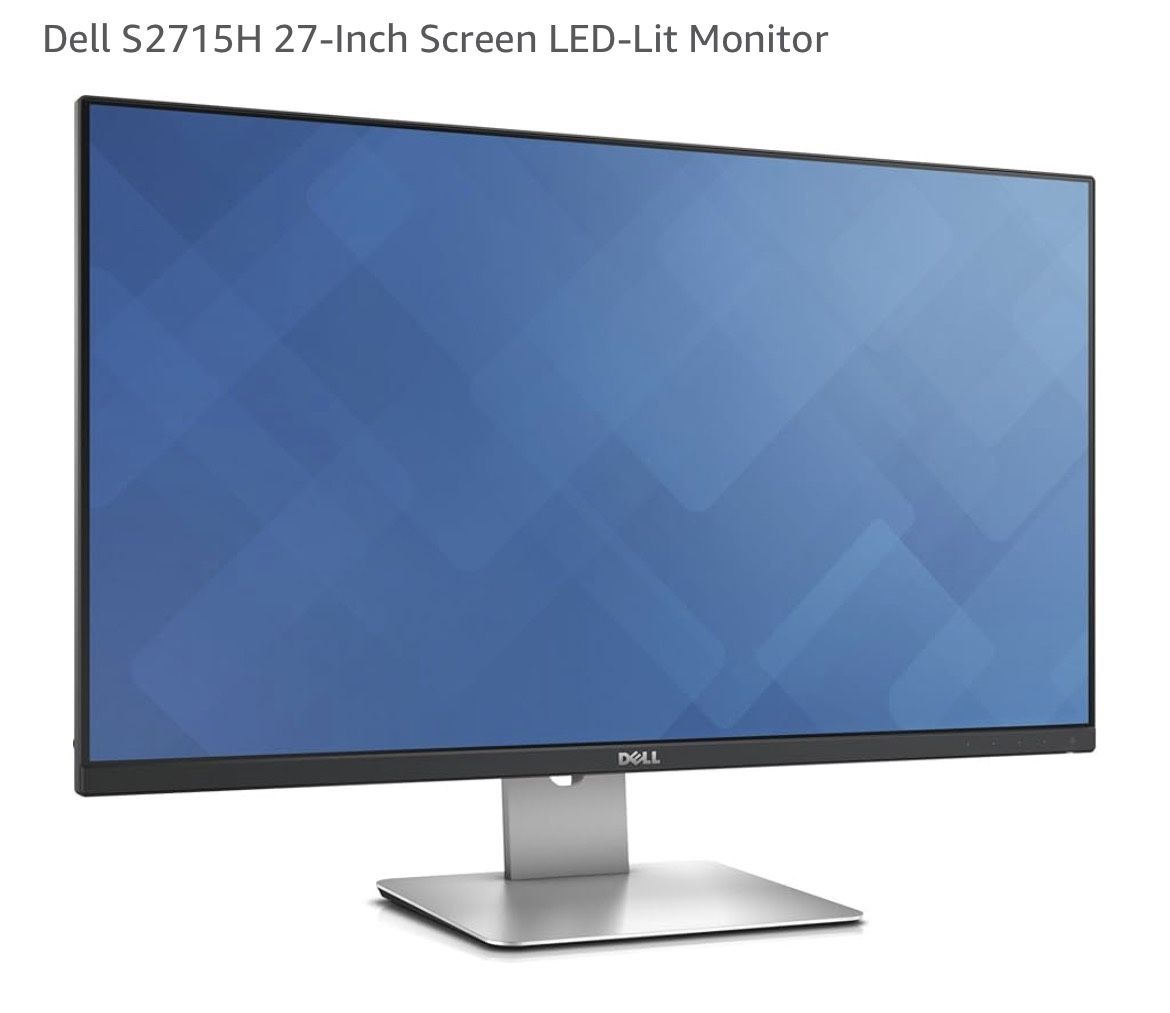monitor, sound bar and keyboard