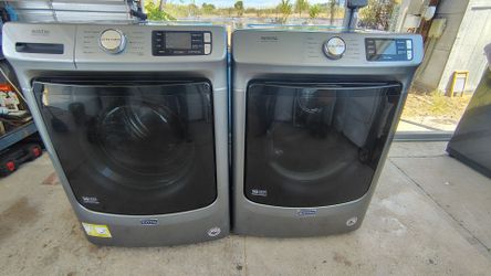 Maytag front loader washer and dryer