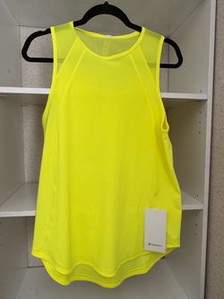 Lululemon Neon Yellow Tank Top