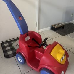 Toddler Push Around Buggy - Push Car. Seat Belt and Horn