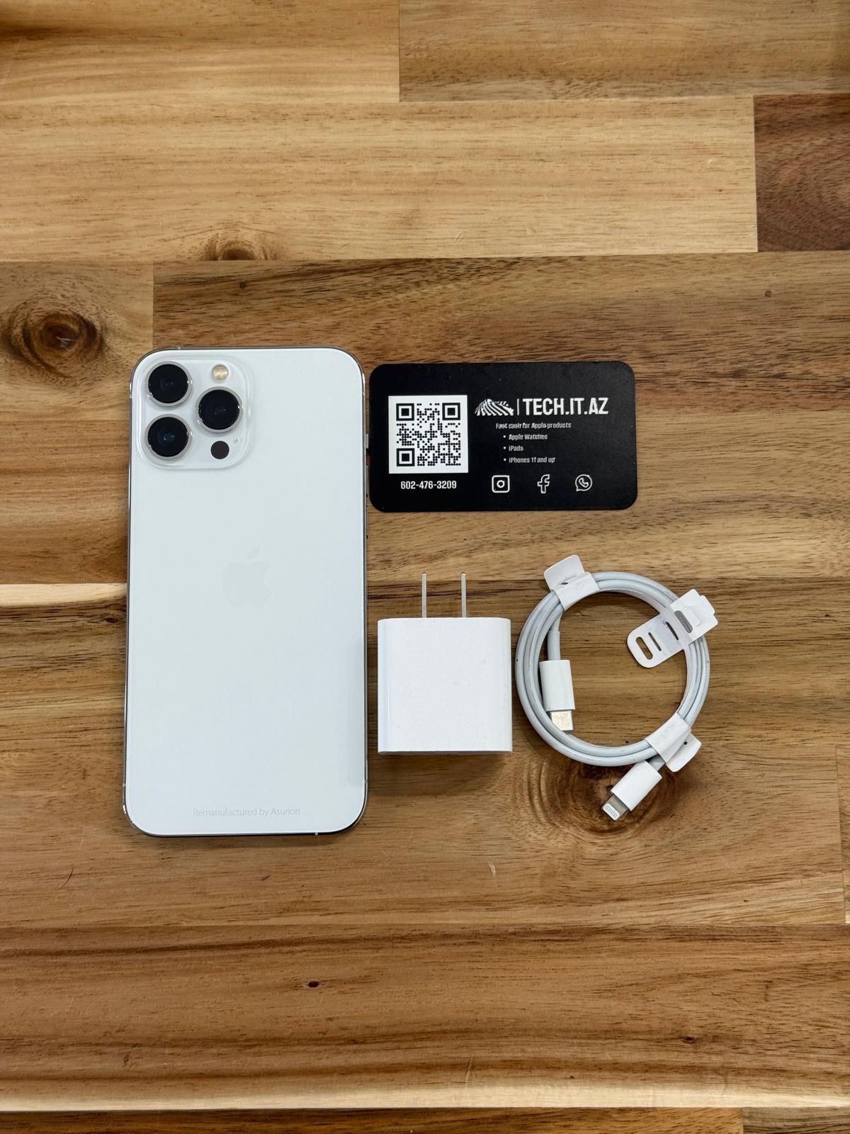 📱 iPhone 13 Pro Max | 128GB | Silver | Unlocked (Any Carrier) | Black Friday Special Sale!