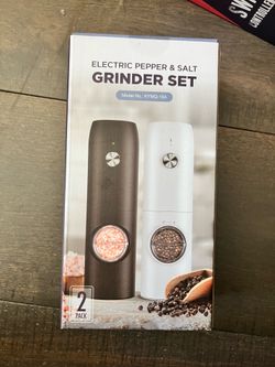 Electric Salt and Pepper Grinder Set