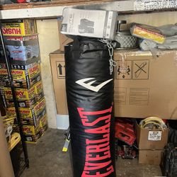 Punching Bag With  Training Gloves 