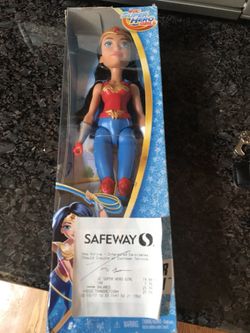 Wonder Woman Doll! Never used or open, receipt still attached. ($21)
