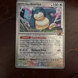 Pokémon Snorlax Holo 117/159