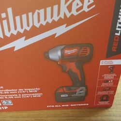 Milwaukee Impact With 3.0ah Battery And Charger