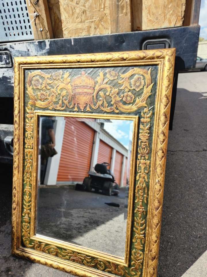 Antique Giltwood Mirror