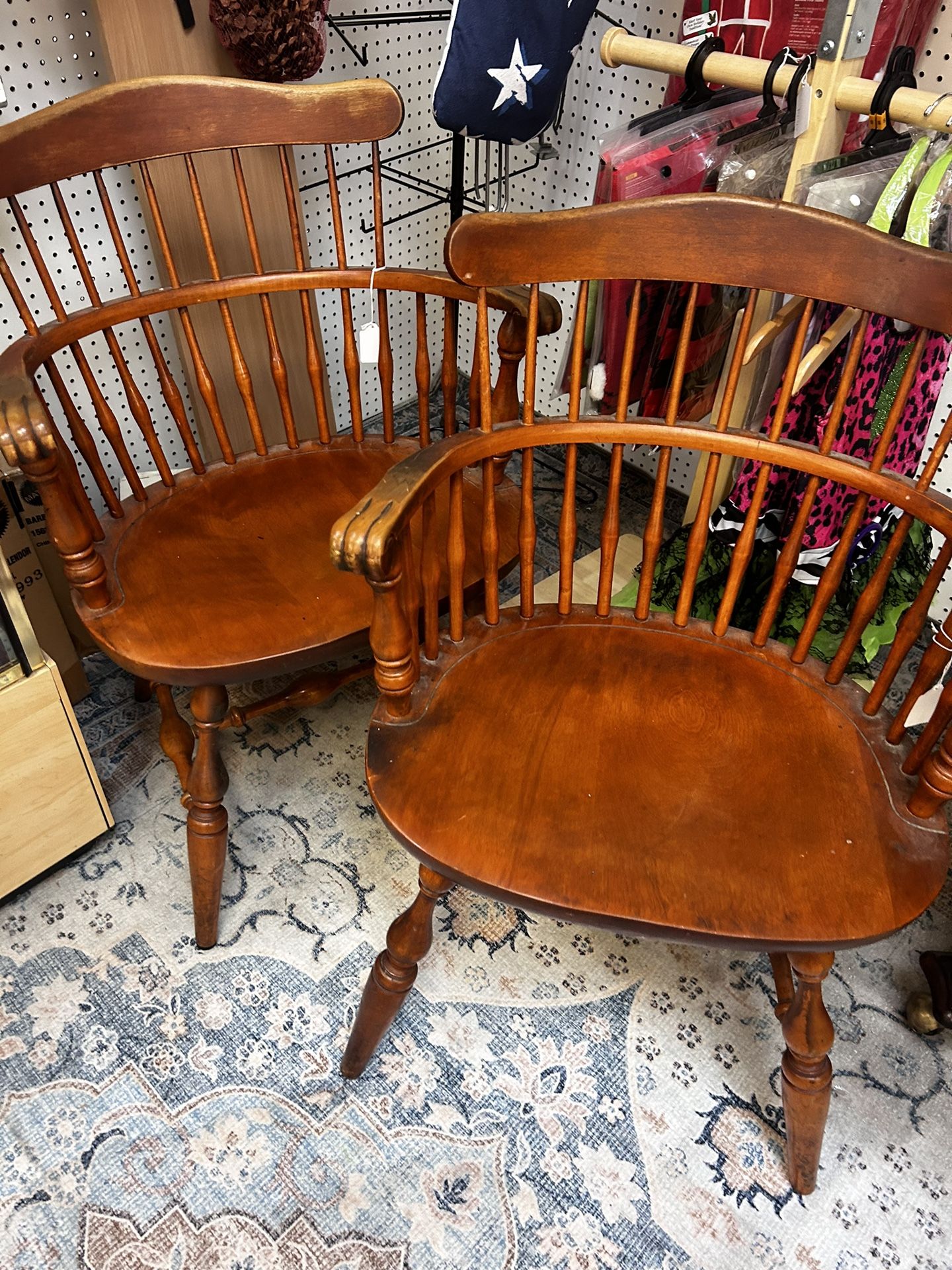 Nicholas and Stone vintage antique chairs 1950s
