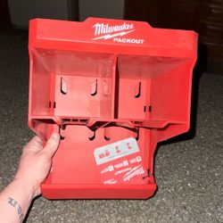Brand New Miluakee Pack out Drill And Battery Holder