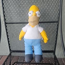 Vintage Homer Simpson 20 Inch Plush Excellent Condition 