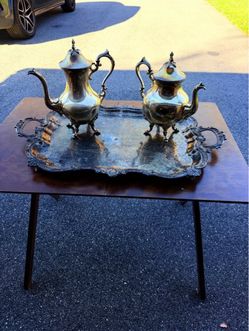 Silver tray set