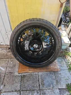 Blacked out 24in Forgiato Grassetto wheels with new Nitto Terra Grapler tires or trade for truck